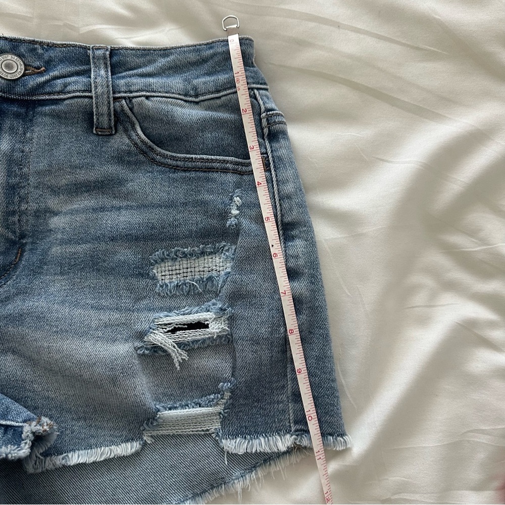 Distressed Denim Shorts - Picture 9 of 9